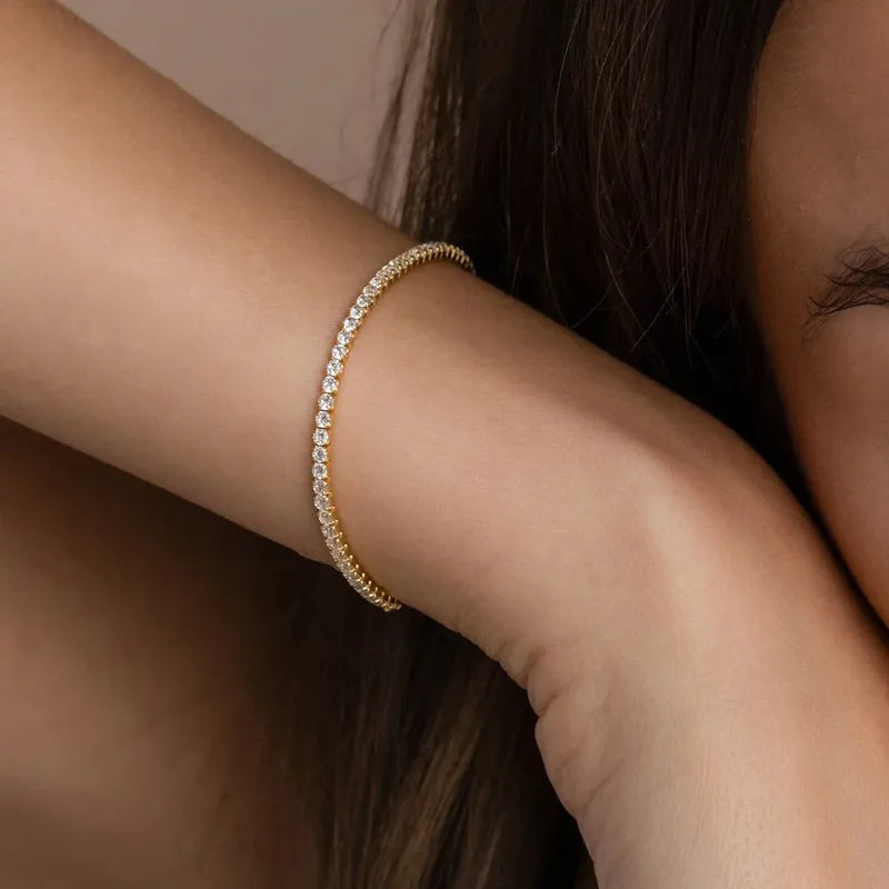 Pulsera Tenis Chain Camellia