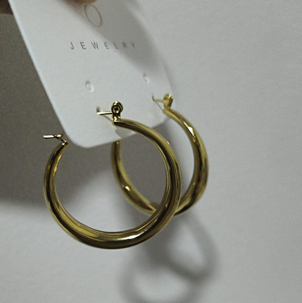 Argollas Mela 30mm Dorado