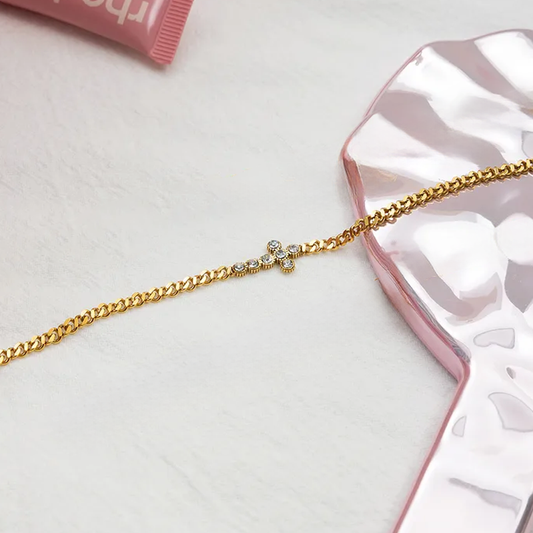 Crystal Cross Necklace