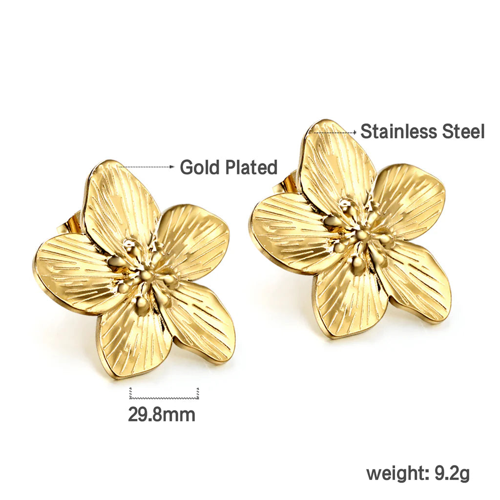 Aretes de flor Sakura