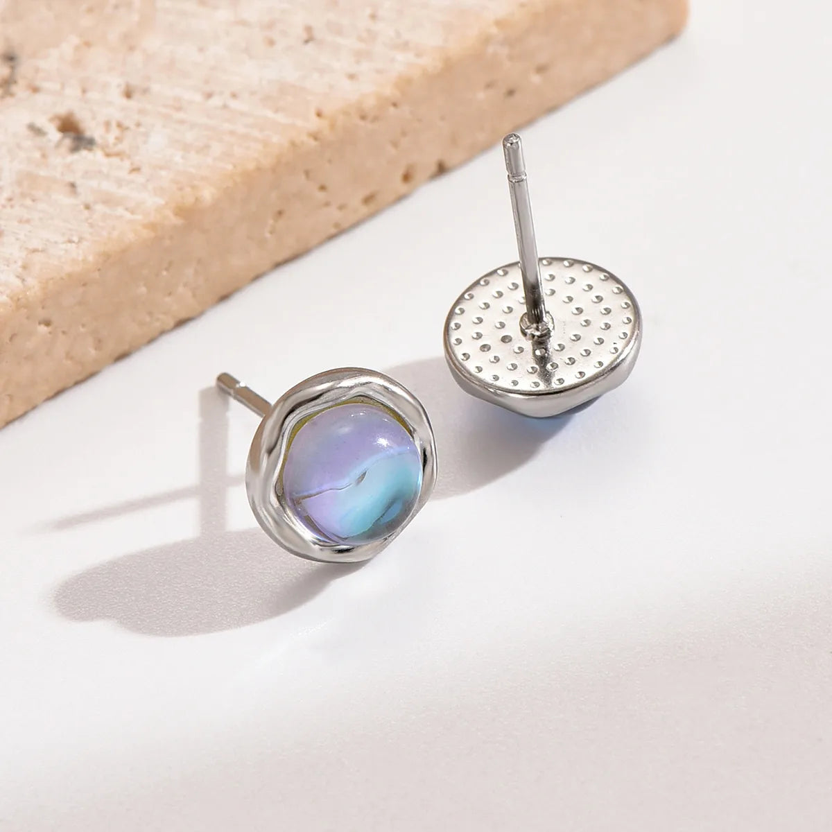 Aretes Selene Plateado