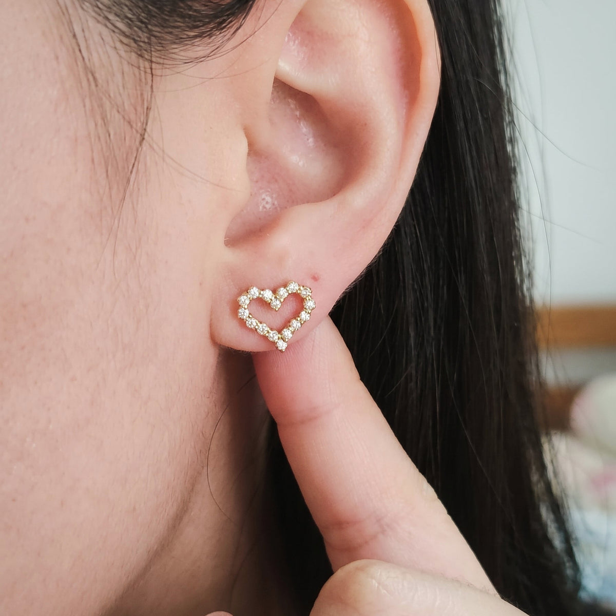 Ivanny heart earrings
