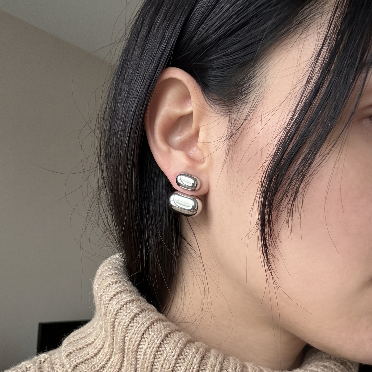 Aretes Magic dobles dorados