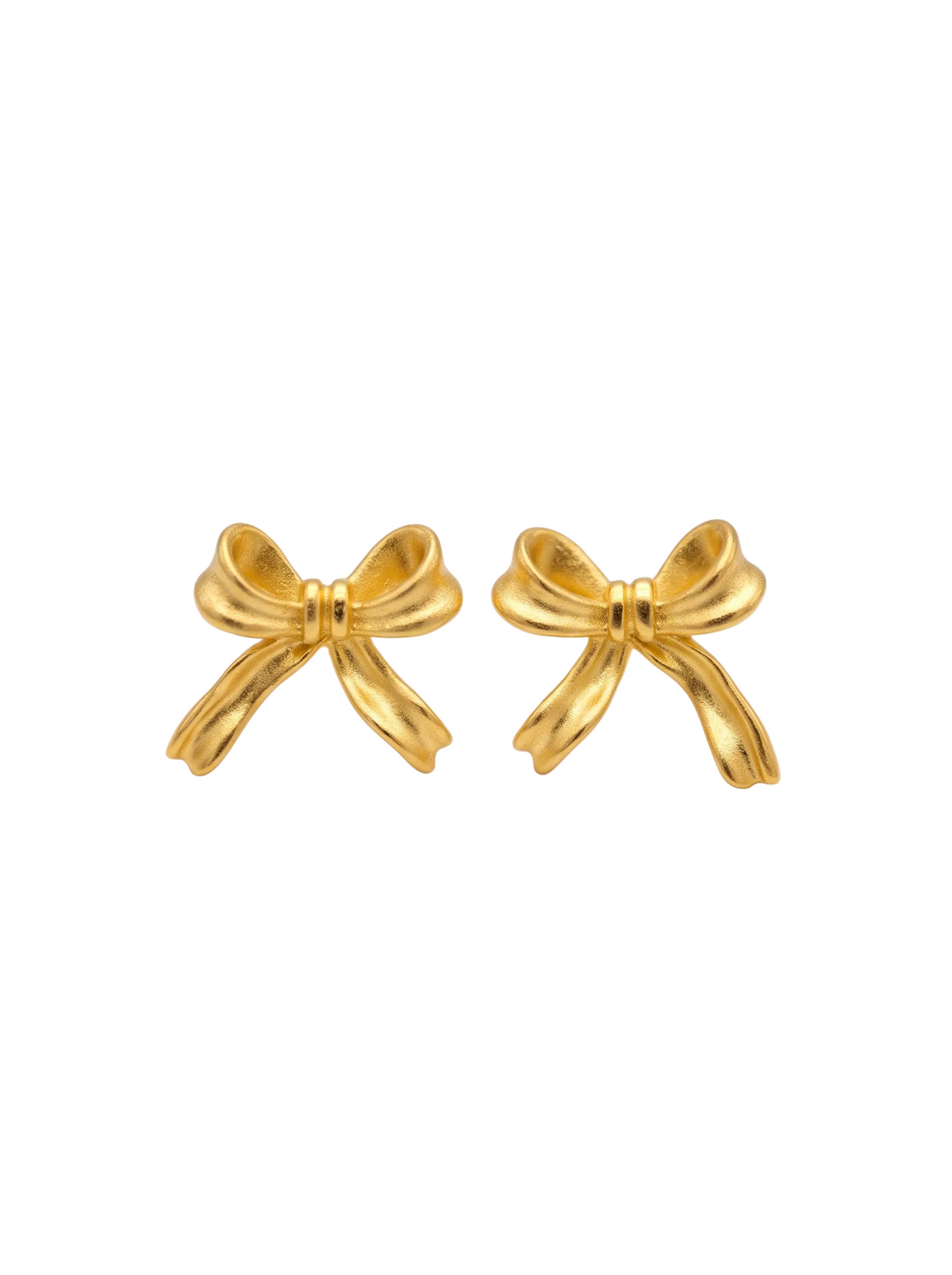 Aretes Mini Bows Plata 925