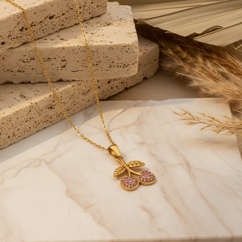 Collar Cherry Pink💧