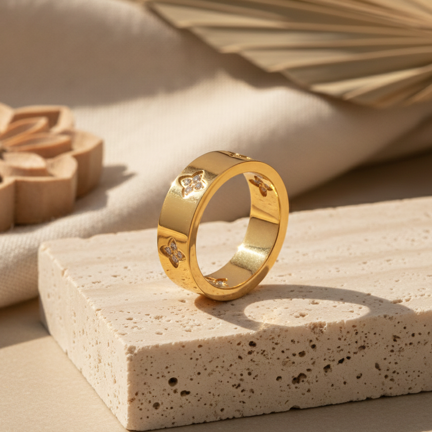 Anillo de Trébol Adore