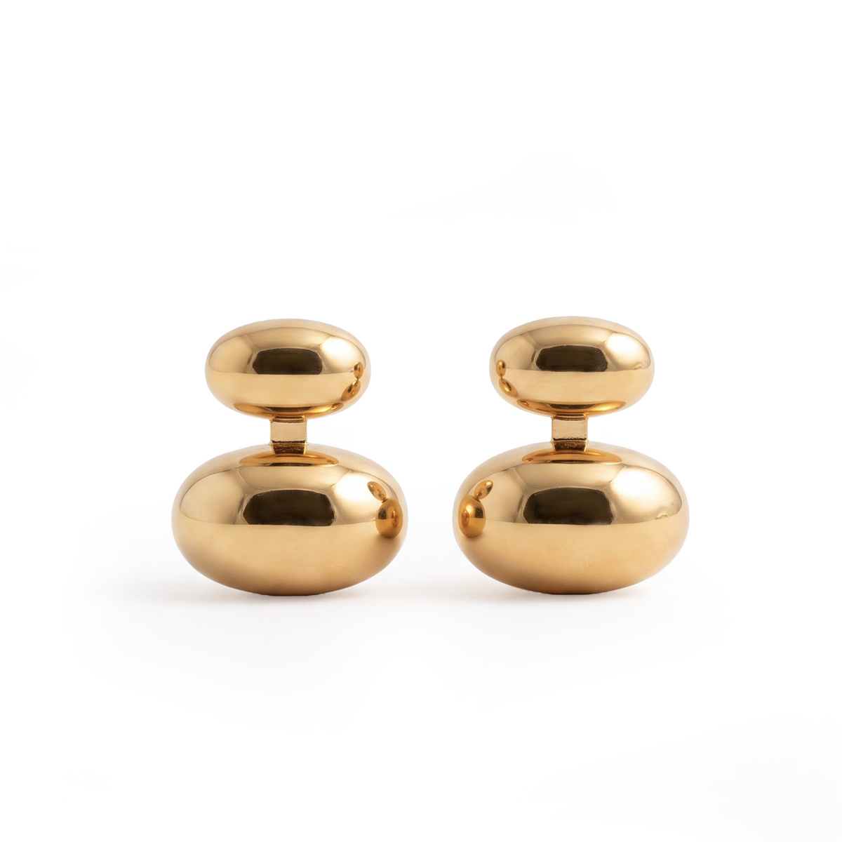 Aretes Magic dobles dorados