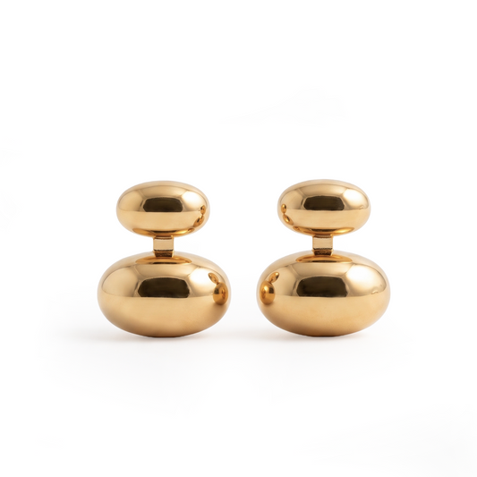 Magic double golden earrings💧