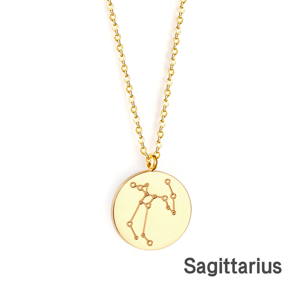 Zodiac sign necklace💧