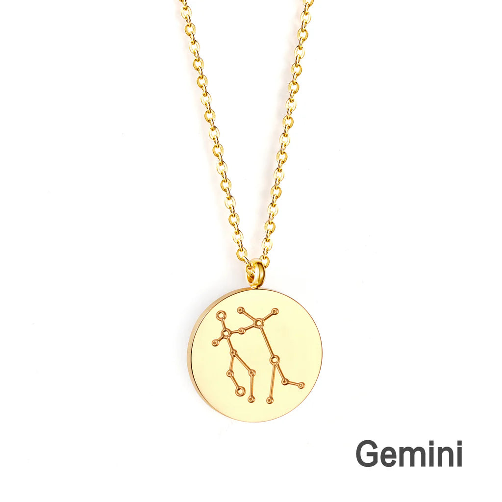 Zodiac sign necklace💧