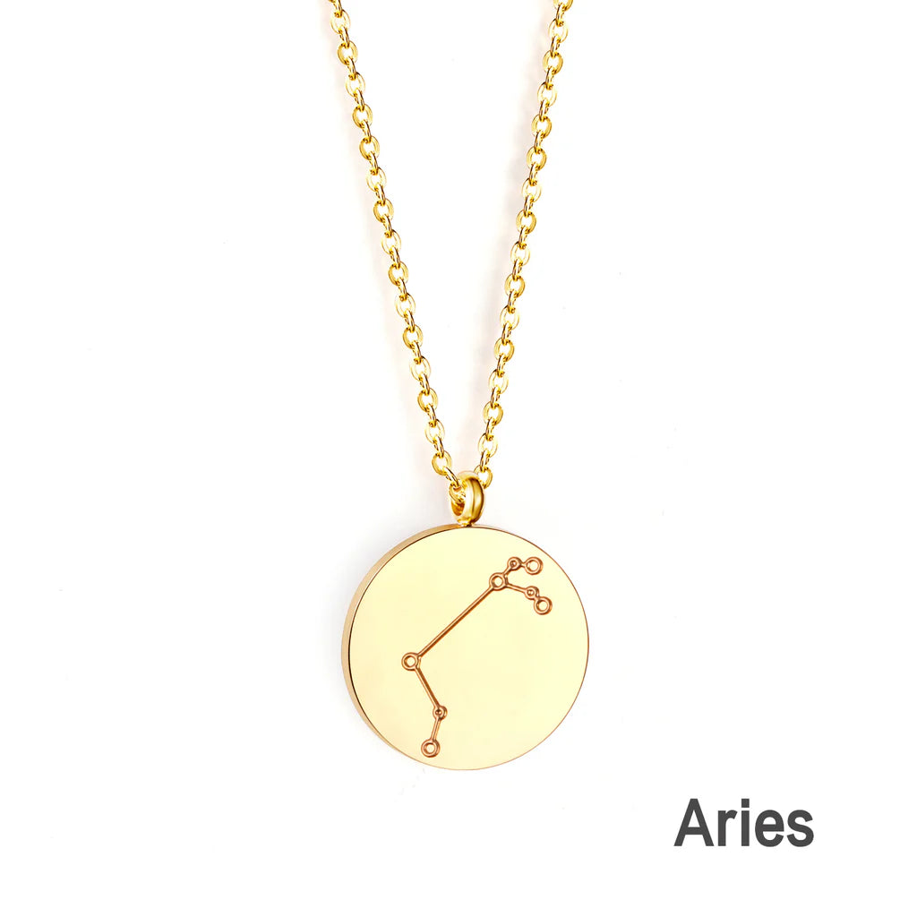 Zodiac sign necklace💧