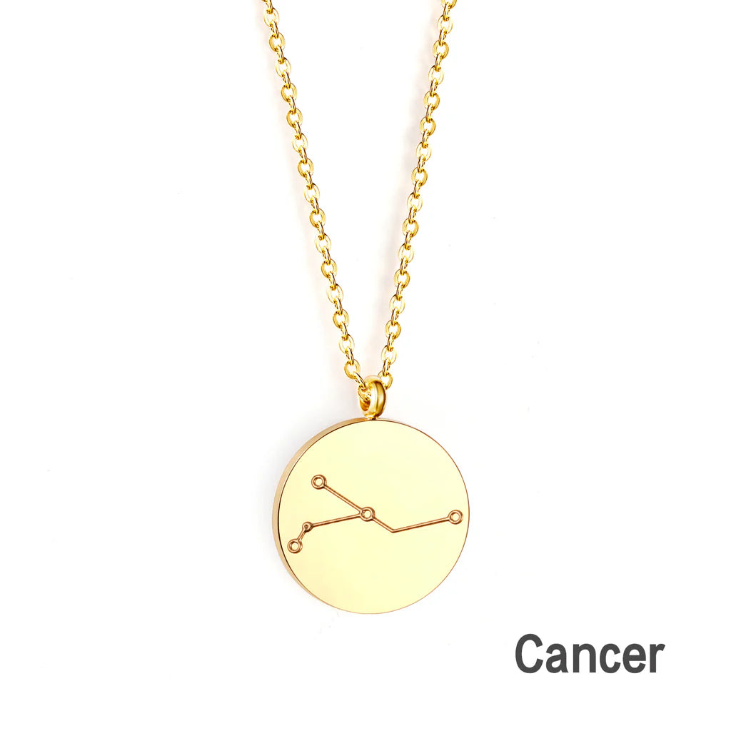 Zodiac sign necklace💧