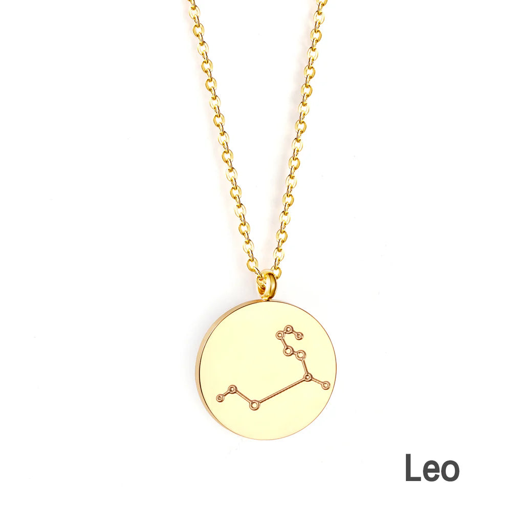 Zodiac sign necklace💧