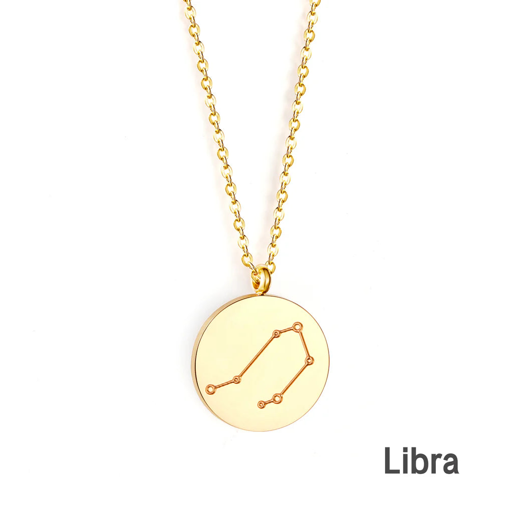 Zodiac sign necklace💧