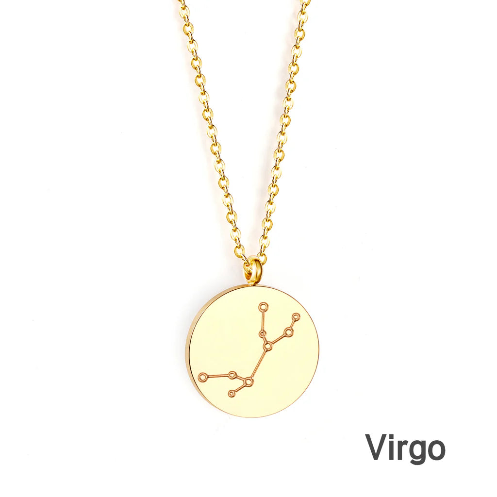 Zodiac sign necklace💧