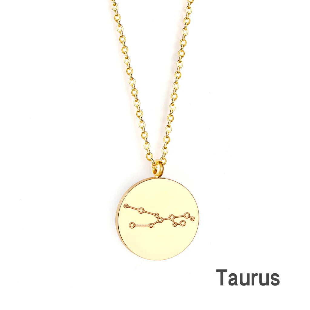 Zodiac sign necklace💧