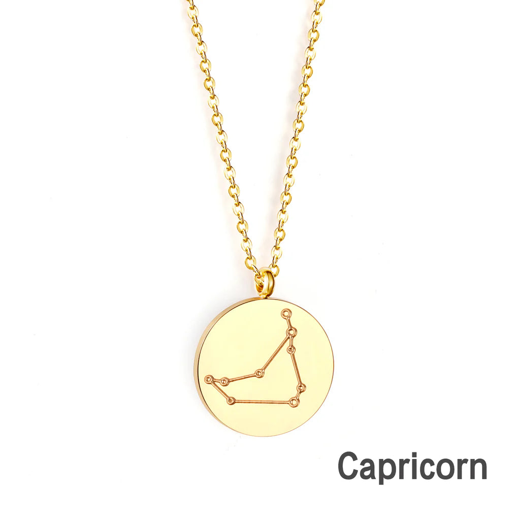 Zodiac sign necklace💧