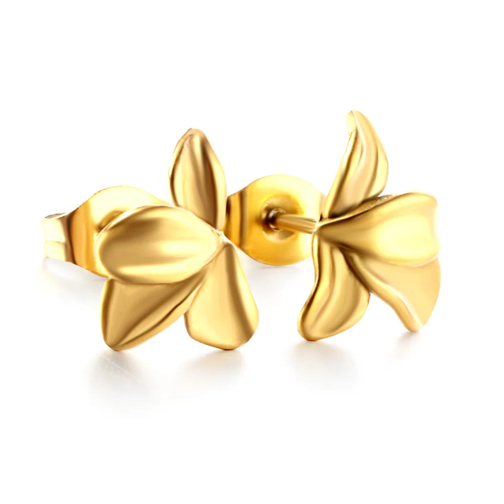 Altheara mini petals earrings