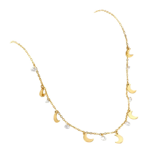Kaelis seven moons golden necklace