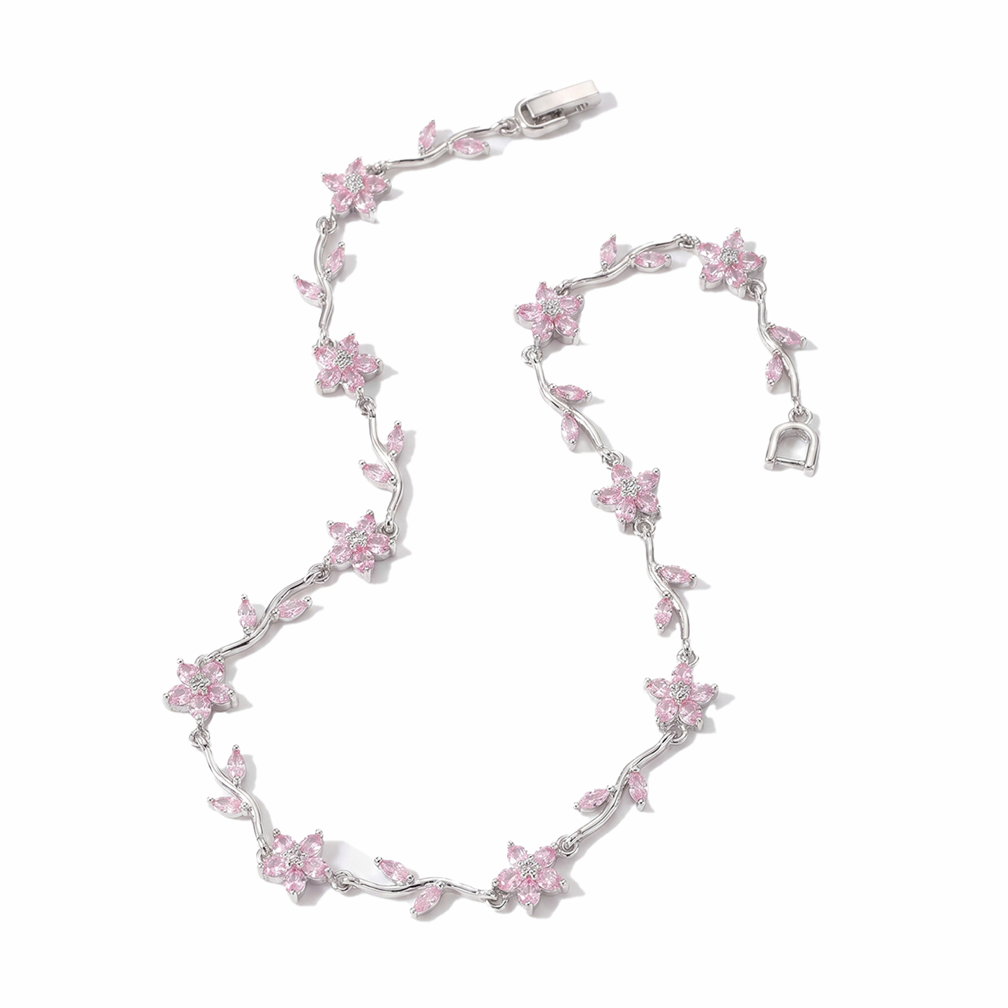 Collar Silver Sakura