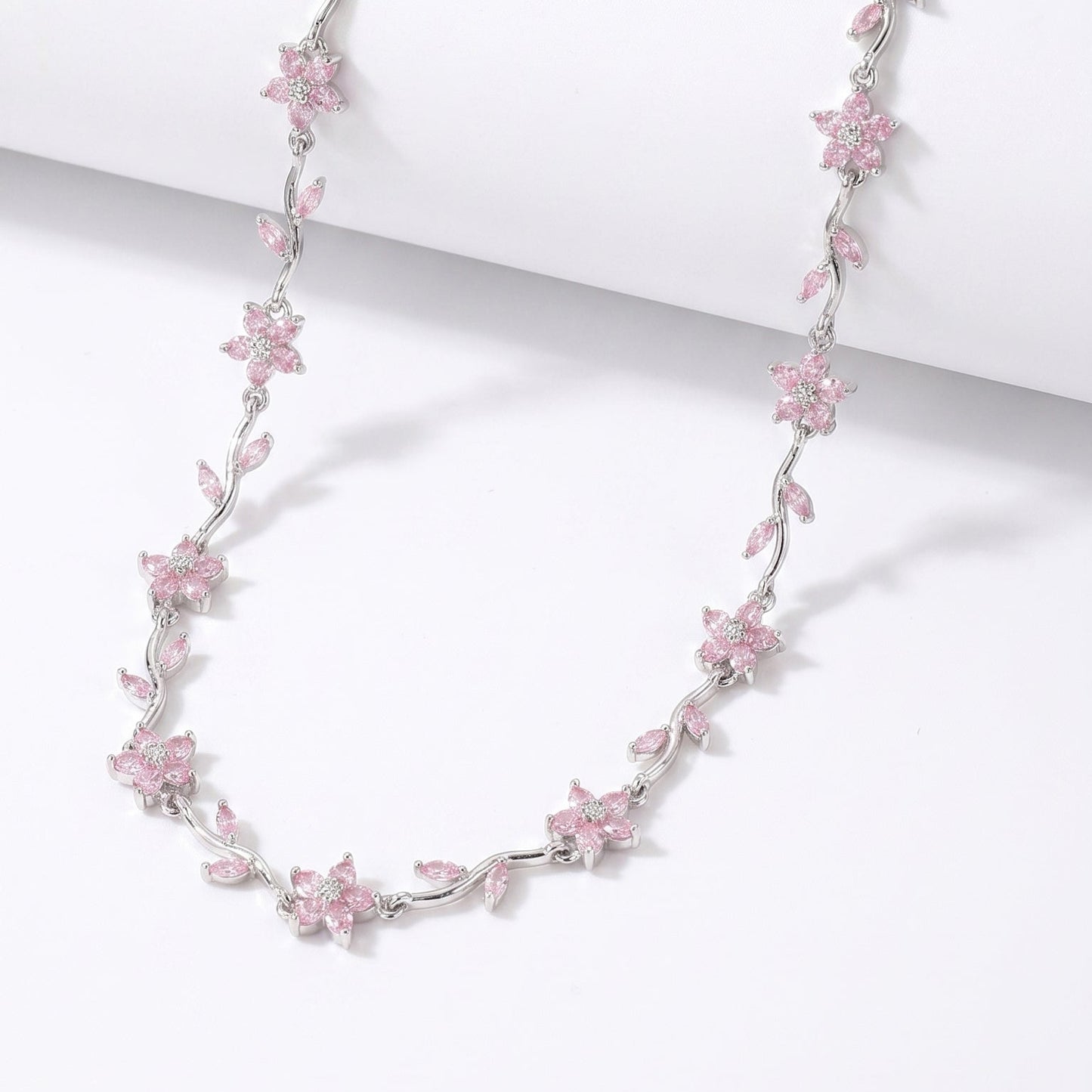 Collar Silver Sakura