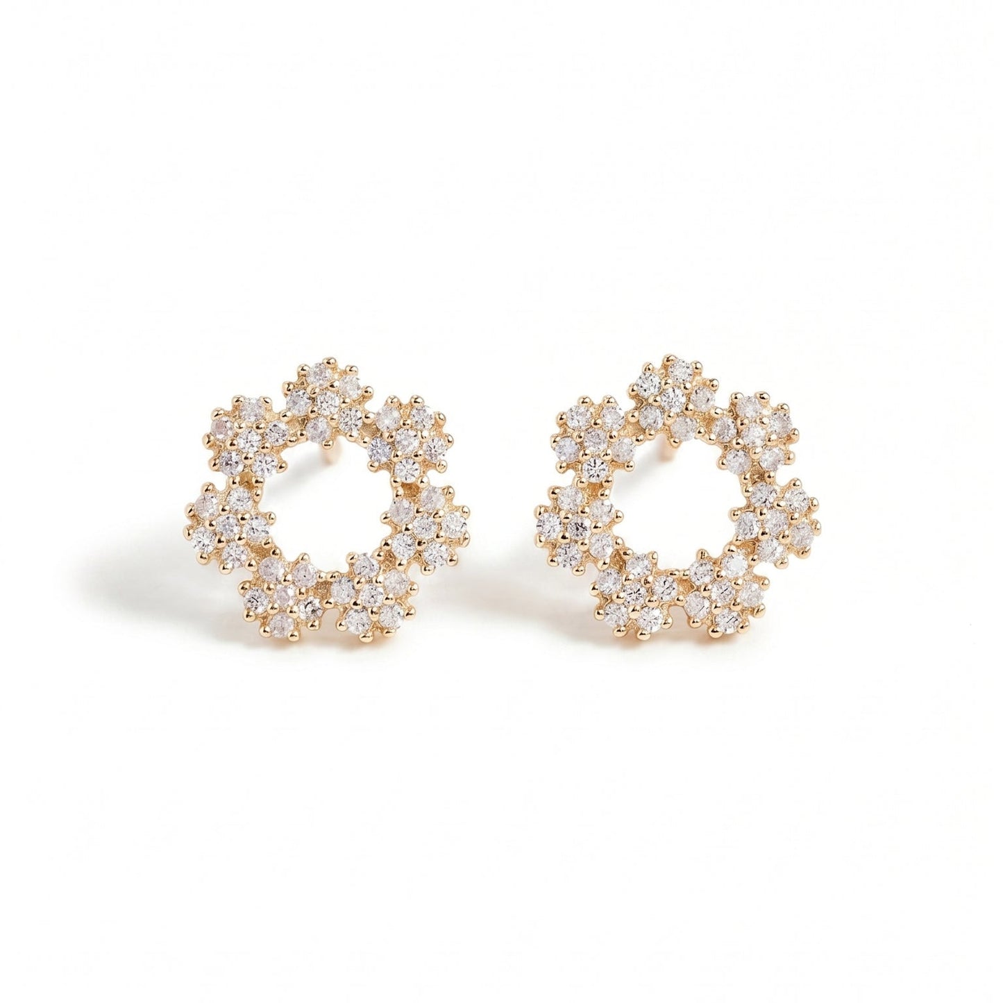 Aretes Snow Plata 925