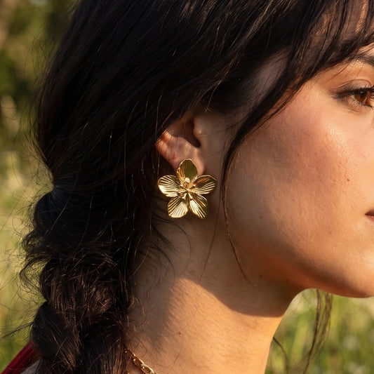 Aretes Flor Sakura