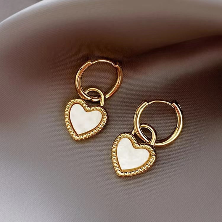 Aretes de Corazón Reversibles