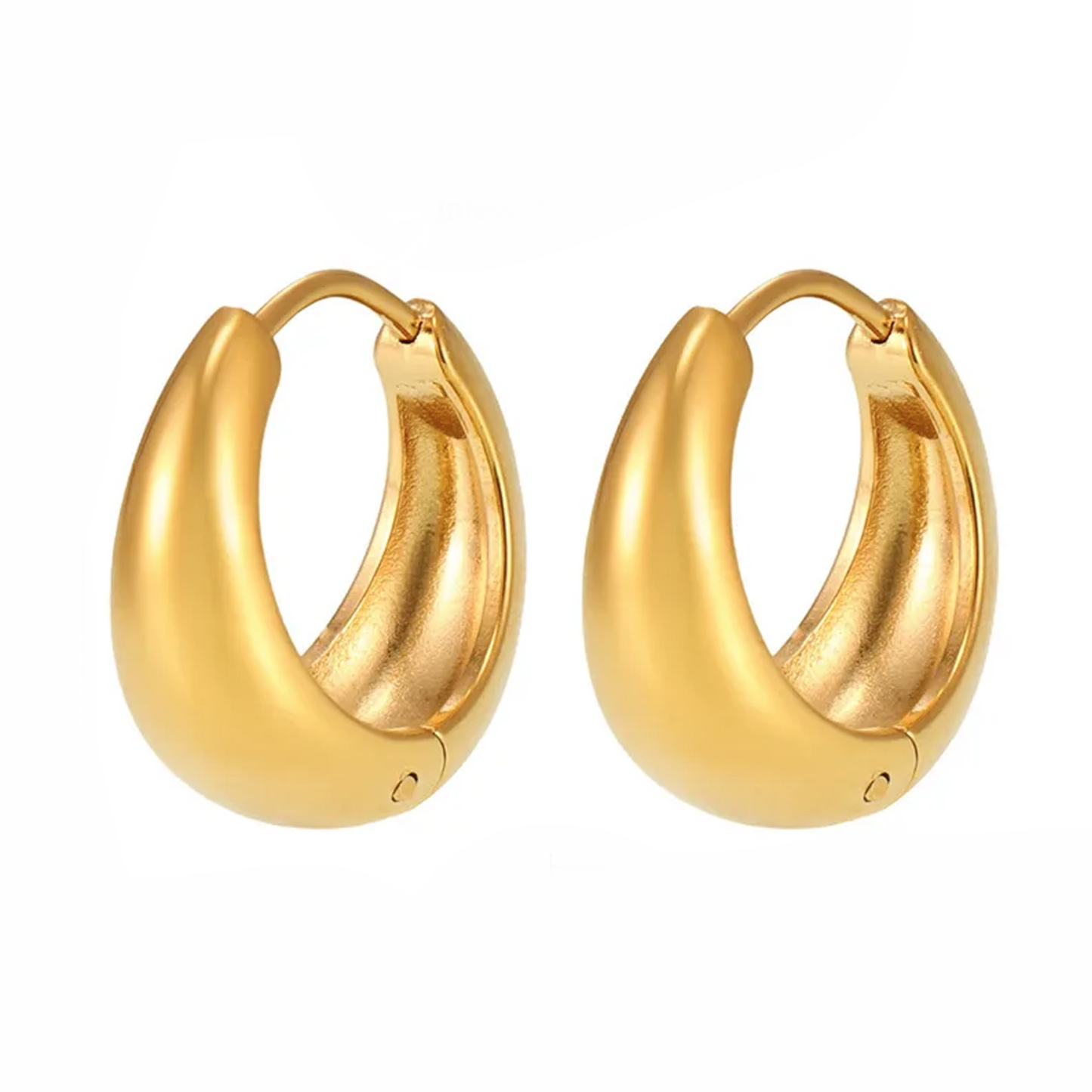 Argollas Doradas Essential 17mm