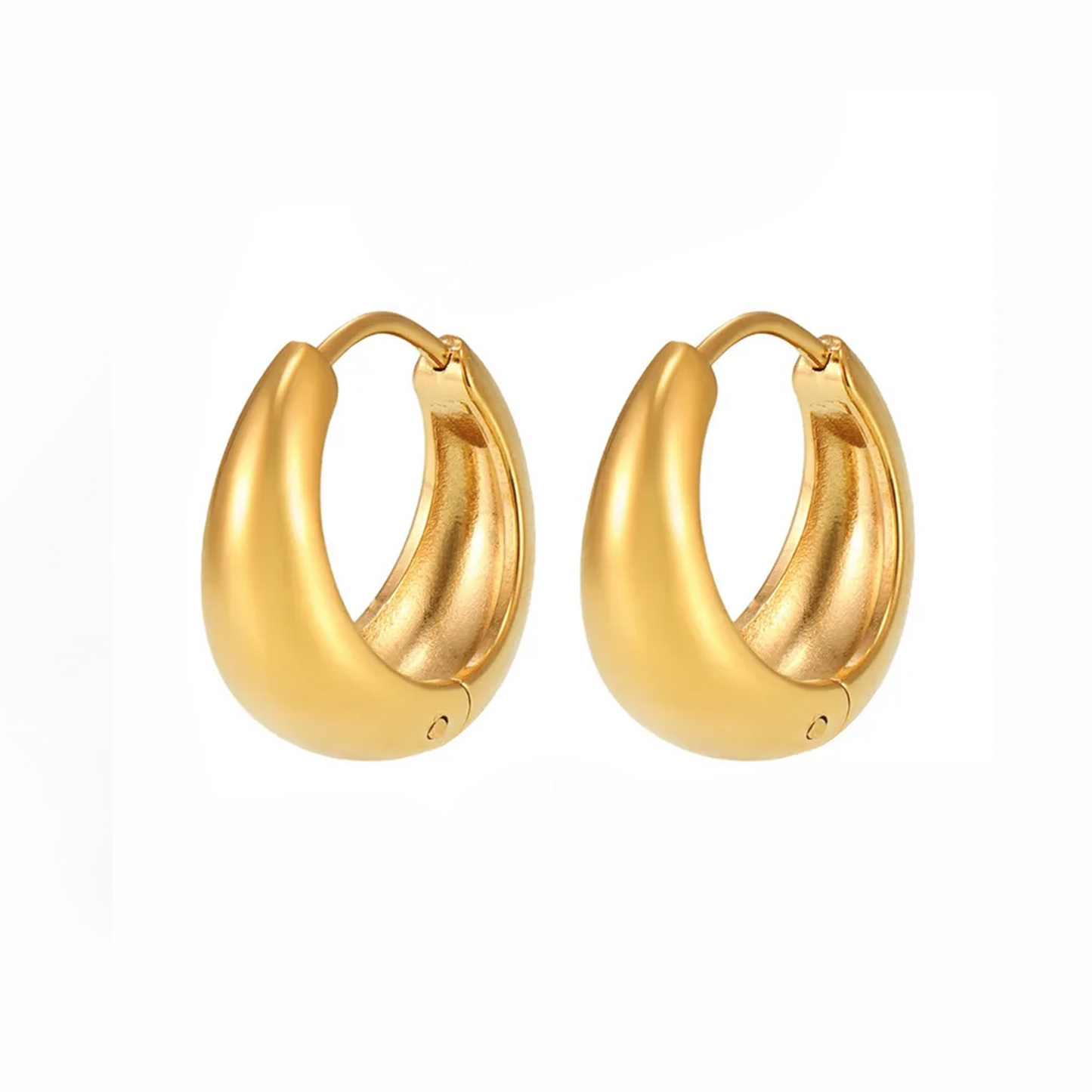 Argollas Doradas Essential 17mm