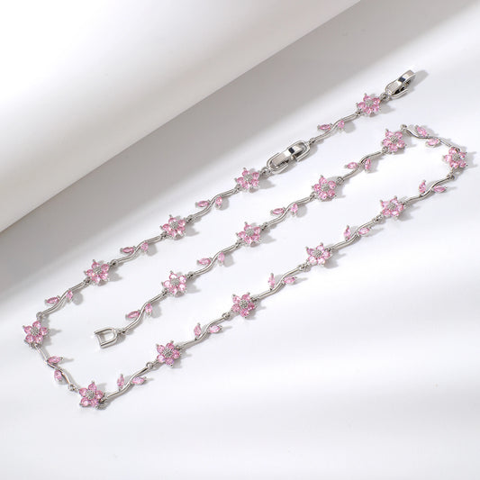 Collar Silver Sakura