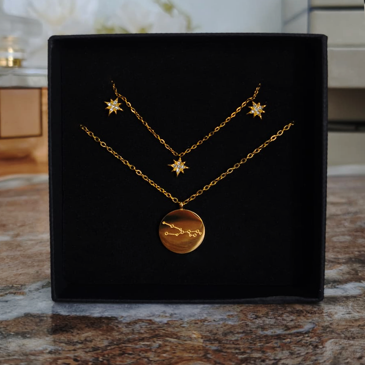Zodiac sign necklace💧