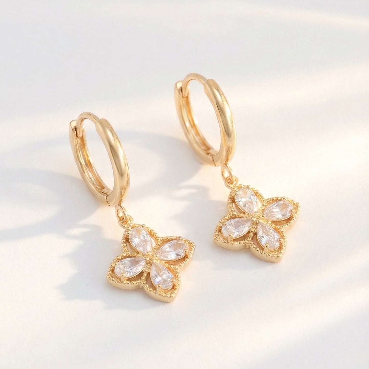 Set de Trébol en Blanco Inaya