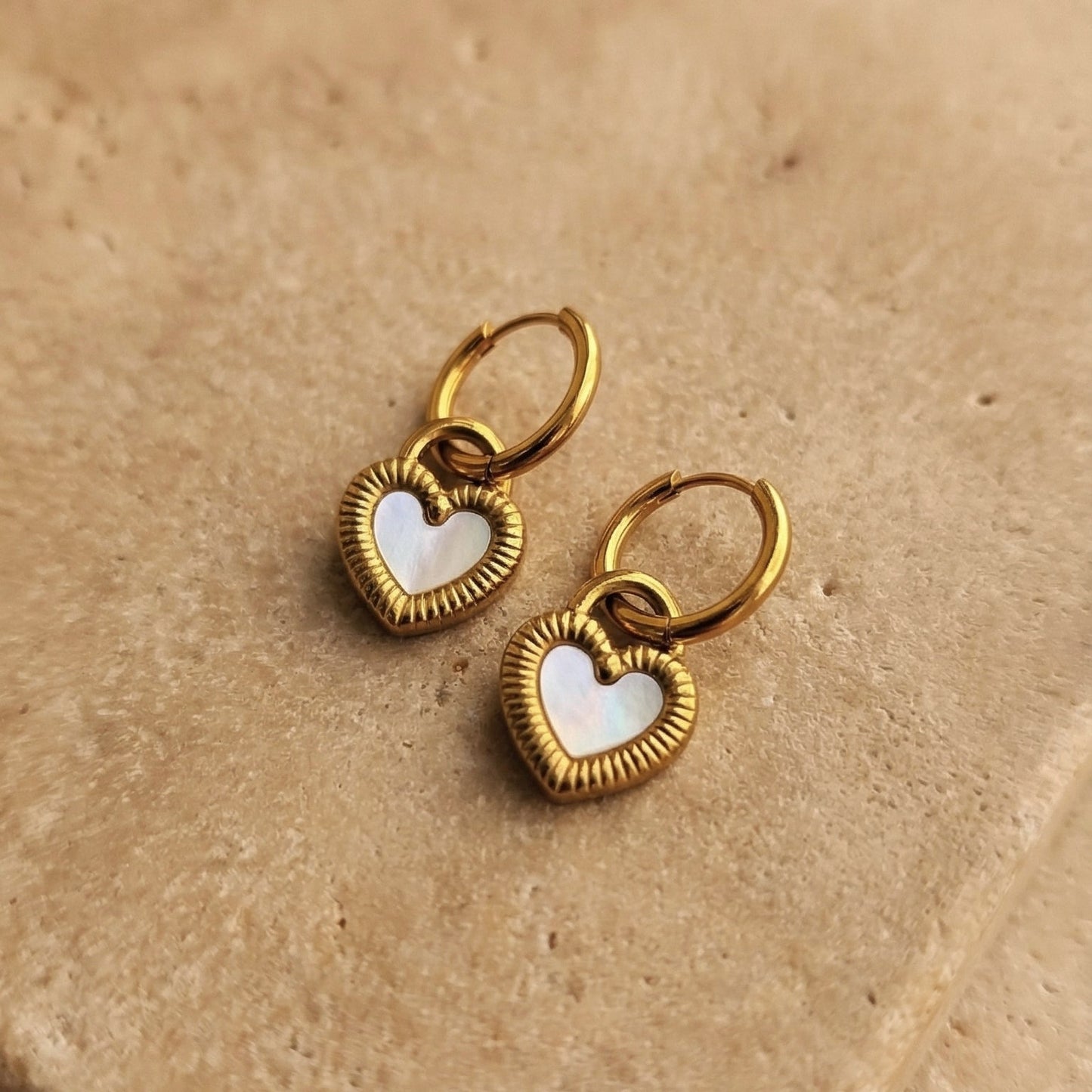 Aretes de Corazón Reversibles