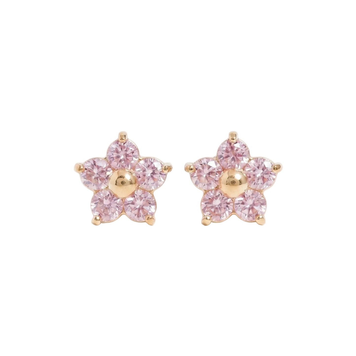 Aretes Pink Flowers