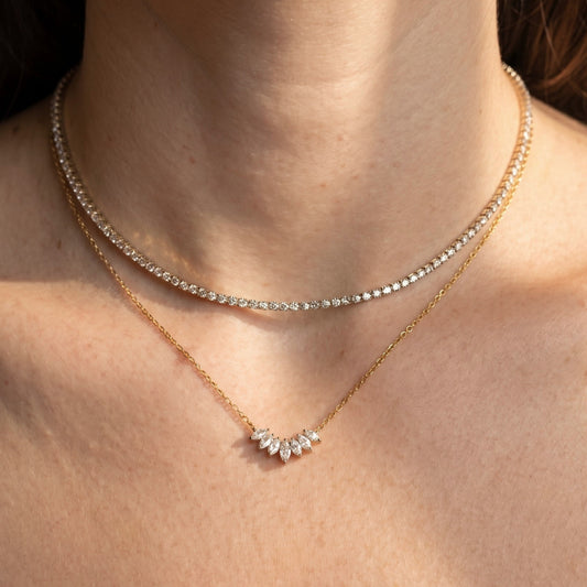 Collar Nilah Tipo Tennis