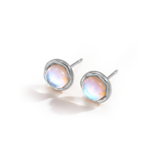 Aretes Selene Plateado